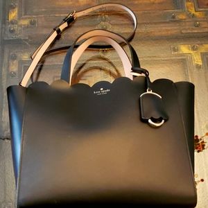 KATE SPADE ♠️ NEW YORK MAGNOLIA in blk/pink